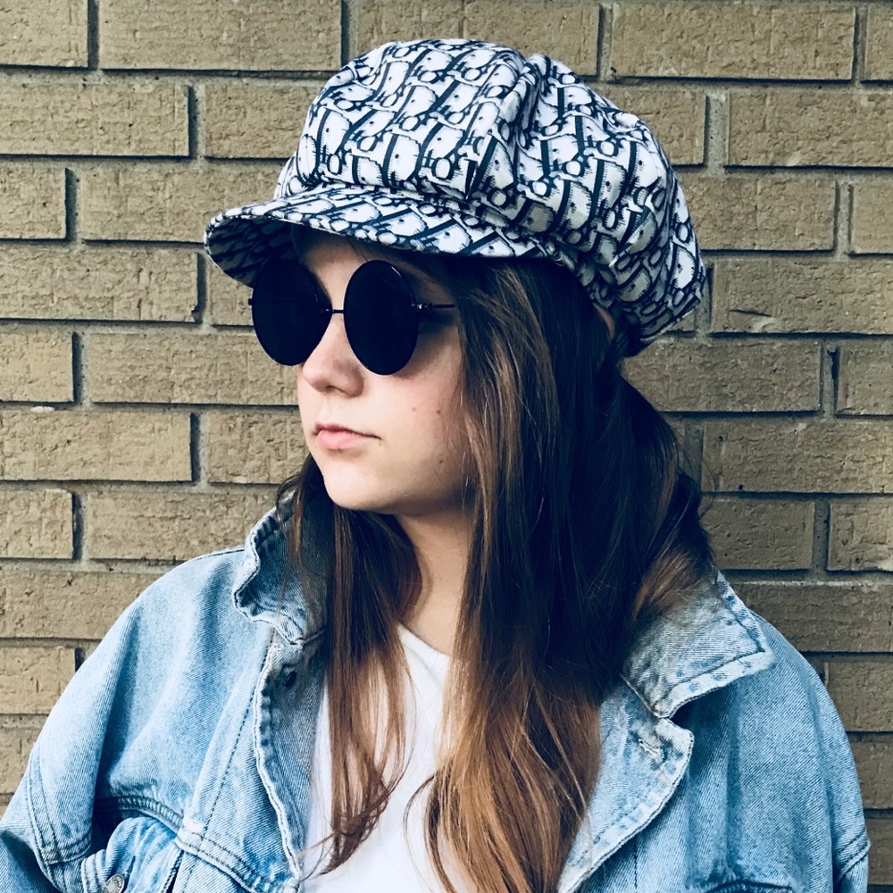 Vintage RARE Christian Dior Monogram Painters Cap